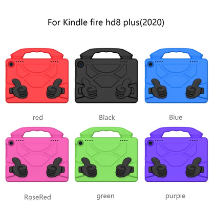 EVA Material Children Flat Anti Falling Cover Protective Shell with Thumb Bracket, For Amazon Kindle Fire HD8 Plus (2020)