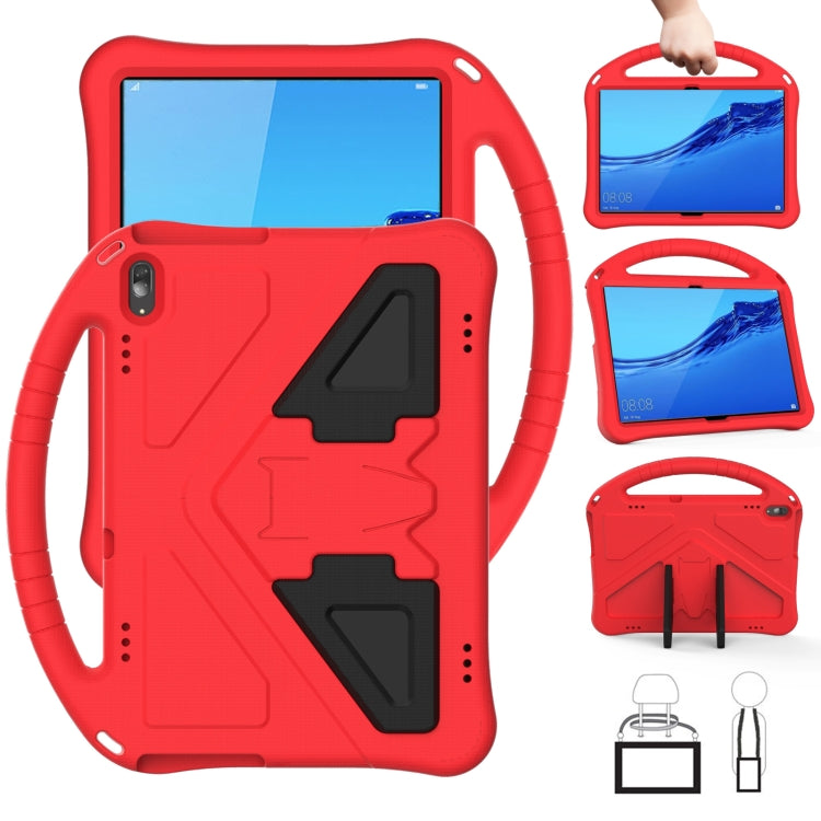 EVA Flat Anti Falling Protective Case Shell with Holder, For Huawei MediaPad T5 10.1