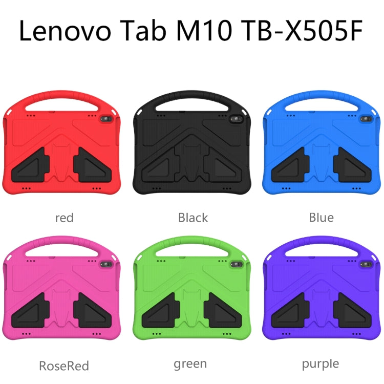 EVA Flat Anti Falling Protective Case Shell with Holder, For Lenovo Tab M10 TB-X505F