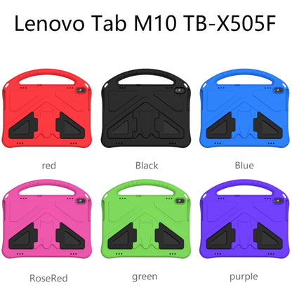 EVA Flat Anti Falling Protective Case Shell with Holder, For Lenovo Tab M10 TB-X505F