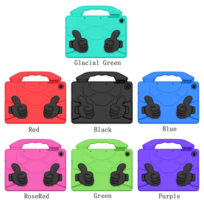 Kids tablet EVA protective case in multiple colors, with anti-fall handle and thumb bracket