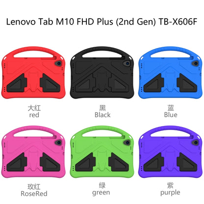 EVA Flat Anti Falling Protective Case Shell with Holder, For Lenovo M10 Plus X606