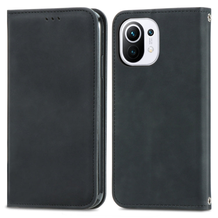 Retro Skin Feel Business Magnetic Horizontal Flip Leather Case With Holder & Card Slots & Wallet & Photo Frame, For Xiaomi Mi 11, For Xiaomi Redmi Note 9 5G, For Nokia 5.4, For Huawei Nova 8 5G, For vivo Y52S