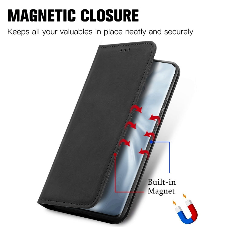 Retro Skin Feel Business Magnetic Horizontal Flip Leather Case With Holder & Card Slots & Wallet & Photo Frame, For Xiaomi Mi 11, For Xiaomi Redmi Note 9 5G, For Nokia 5.4, For Huawei Nova 8 5G, For vivo Y52S
