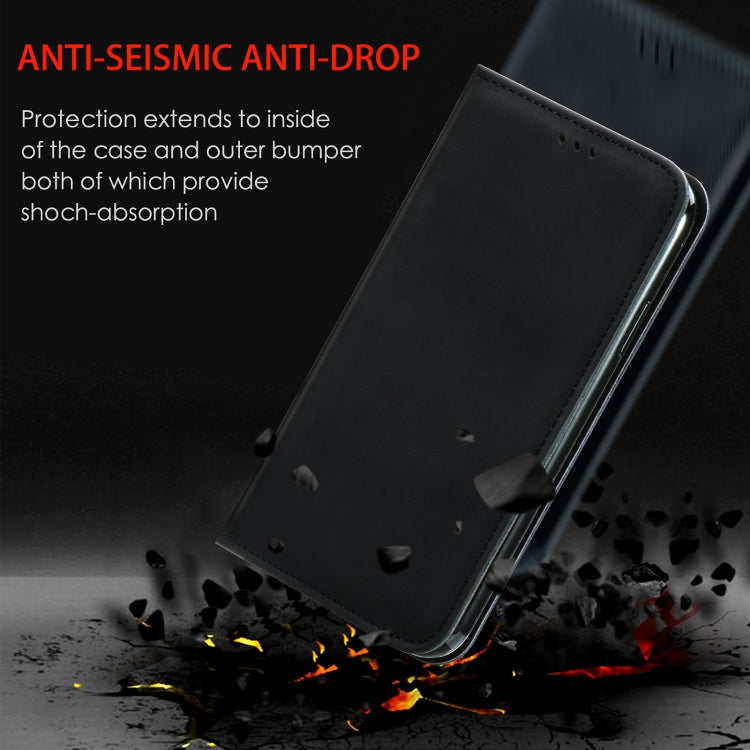 Retro Skin Feel Business Magnetic Horizontal Flip Leather Case With Holder & Card Slots & Wallet & Photo Frame, For Xiaomi Mi 11, For Xiaomi Redmi Note 9 5G, For Nokia 5.4, For Huawei Nova 8 5G, For vivo Y52S