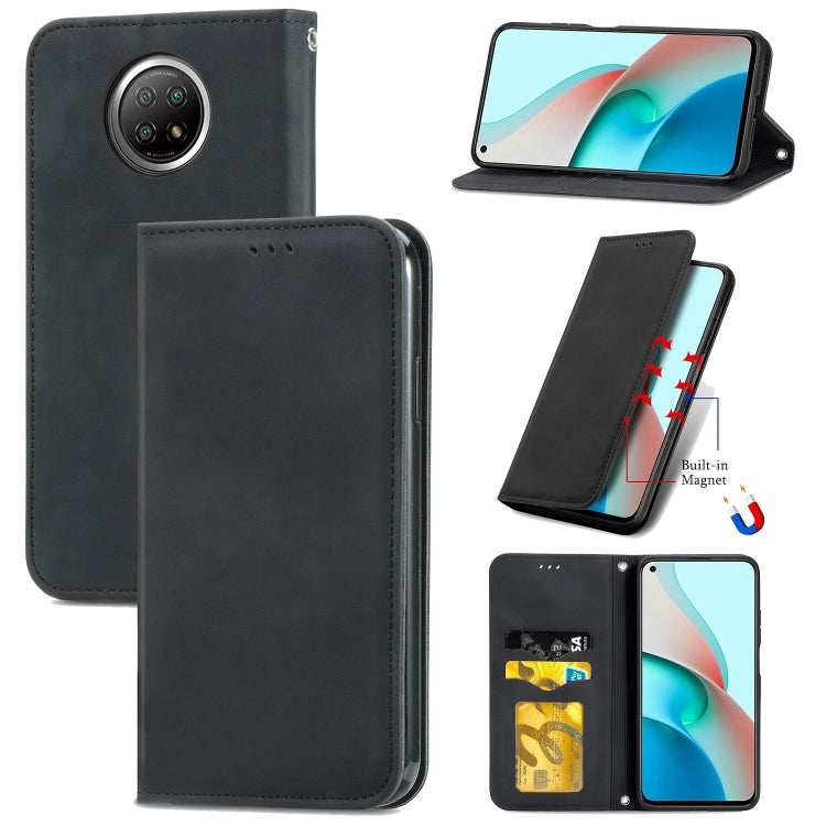 Retro Skin Feel Business Magnetic Horizontal Flip Leather Case With Holder & Card Slots & Wallet & Photo Frame, For Xiaomi Mi 11, For Xiaomi Redmi Note 9 5G, For Nokia 5.4, For Huawei Nova 8 5G, For vivo Y52S