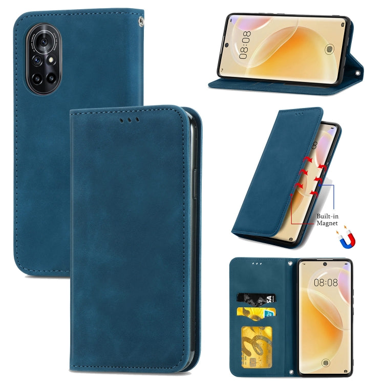 Retro Skin Feel Business Magnetic Horizontal Flip Leather Case With Holder & Card Slots & Wallet & Photo Frame, For Xiaomi Mi 11, For Xiaomi Redmi Note 9 5G, For Nokia 5.4, For Huawei Nova 8 5G, For vivo Y52S
