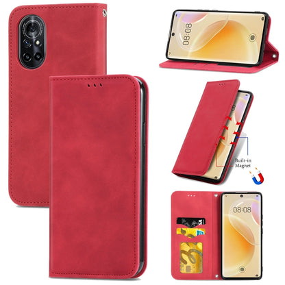 Retro Skin Feel Business Magnetic Horizontal Flip Leather Case With Holder & Card Slots & Wallet & Photo Frame, For Xiaomi Mi 11, For Xiaomi Redmi Note 9 5G, For Nokia 5.4, For Huawei Nova 8 5G, For vivo Y52S