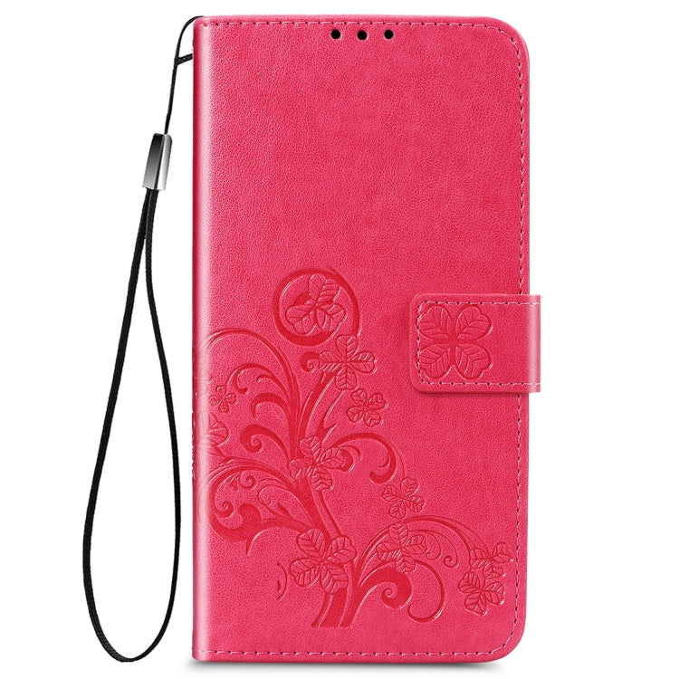 Four-leaf Clasp Embossed Buckle Mobile Phone Protection Leather Case with Lanyard & Card Slot & Wallet & Bracket Function, For Xiaomi Mi 11, For Nokia 5.4, For Xiaomi Redmi Note 9 5G, For vivo Y52s, For OPPO Reno5, For Huawei  Nova 8