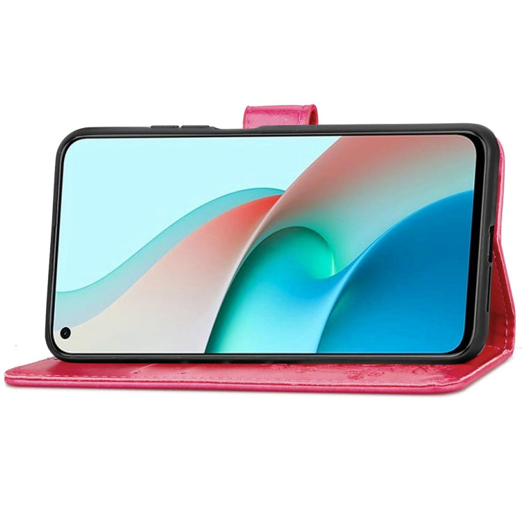Four-leaf Clasp Embossed Buckle Mobile Phone Protection Leather Case with Lanyard & Card Slot & Wallet & Bracket Function, For Xiaomi Mi 11, For Nokia 5.4, For Xiaomi Redmi Note 9 5G, For vivo Y52s, For OPPO Reno5, For Huawei  Nova 8