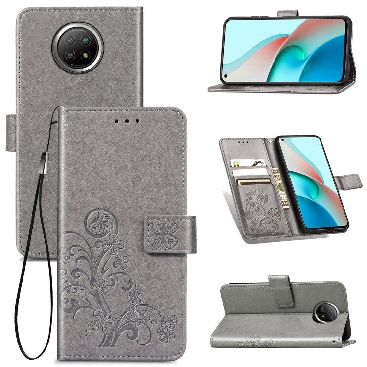 Four-leaf Clasp Embossed Buckle Mobile Phone Protection Leather Case with Lanyard & Card Slot & Wallet & Bracket Function, For Xiaomi Mi 11, For Nokia 5.4, For Xiaomi Redmi Note 9 5G, For vivo Y52s, For OPPO Reno5, For Huawei  Nova 8