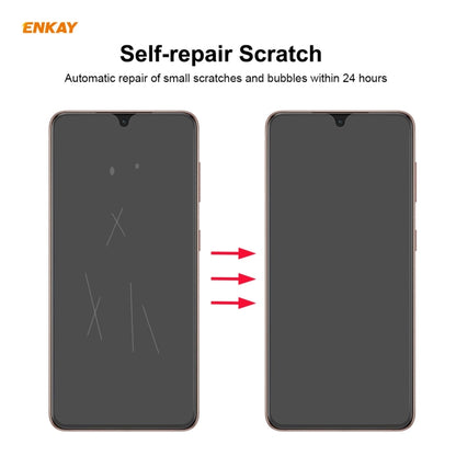 Self-repairing hydrogel screen protector film for phone display, scratch repair