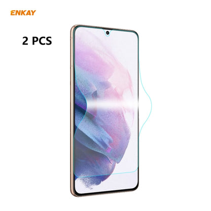 ENKAY hydrogel full-screen protector film, 2-pack, edge-to-edge phone coverage