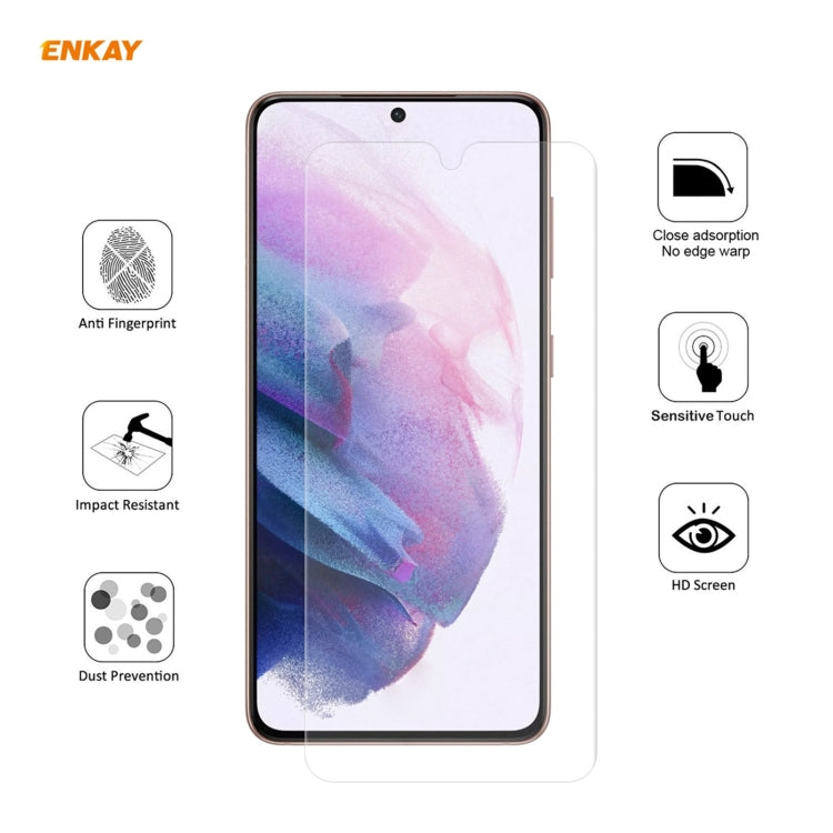 Smartphone screen protector film with anti-fingerprint, impact, and touch features