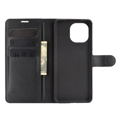 Black flip phone wallet case for Xiaomi Mi 11 with card slots and inner pocket