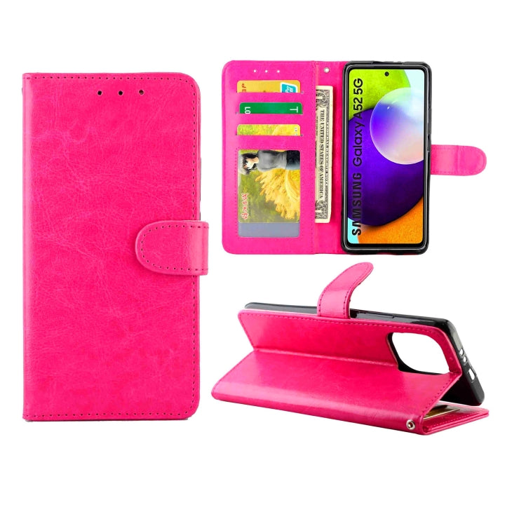 Crazy Horse Texture Leather Horizontal Flip Protective Case with Holder & Card Slots & Wallet & Photo Frame, For Samsung Galaxy A52 5G, For Samsung Galaxy A72 5G, For Samsung Galaxy A32 5G, For Samsung Galaxy A02S, For Samsung Galaxy A12 5G            ...