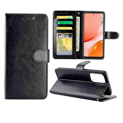 Crazy Horse Texture Leather Horizontal Flip Protective Case with Holder & Card Slots & Wallet & Photo Frame, For Samsung Galaxy A52 5G, For Samsung Galaxy A72 5G, For Samsung Galaxy A32 5G, For Samsung Galaxy A02S, For Samsung Galaxy A12 5G            ...