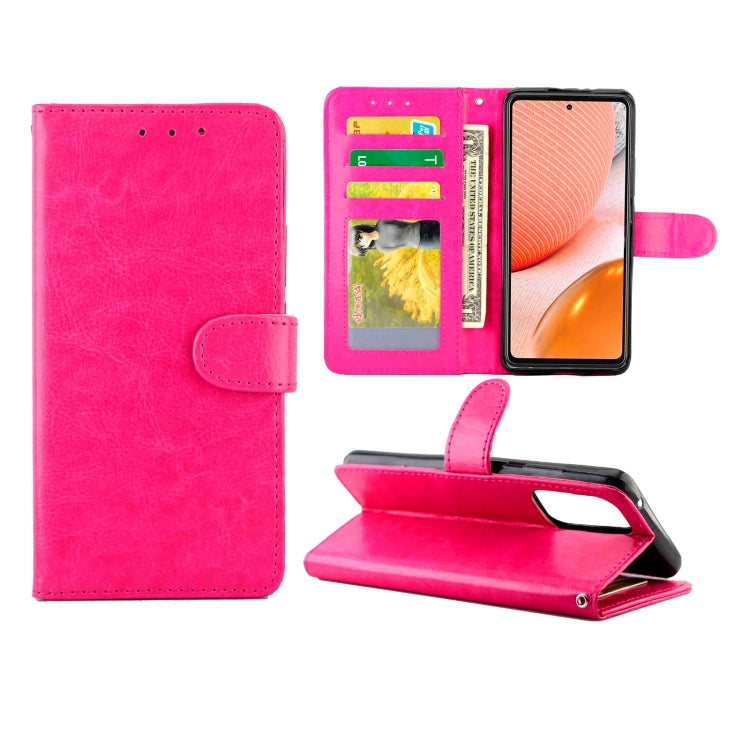 Crazy Horse Texture Leather Horizontal Flip Protective Case with Holder & Card Slots & Wallet & Photo Frame, For Samsung Galaxy A52 5G, For Samsung Galaxy A72 5G, For Samsung Galaxy A32 5G, For Samsung Galaxy A02S, For Samsung Galaxy A12 5G            ...