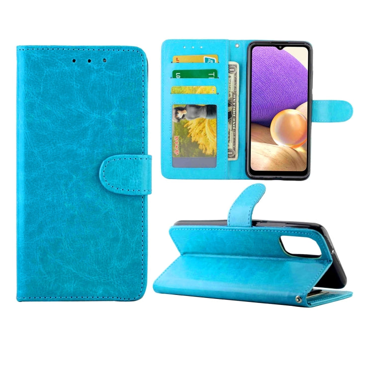 Crazy Horse Texture Leather Horizontal Flip Protective Case with Holder & Card Slots & Wallet & Photo Frame, For Samsung Galaxy A52 5G, For Samsung Galaxy A72 5G, For Samsung Galaxy A32 5G, For Samsung Galaxy A02S, For Samsung Galaxy A12 5G            ...