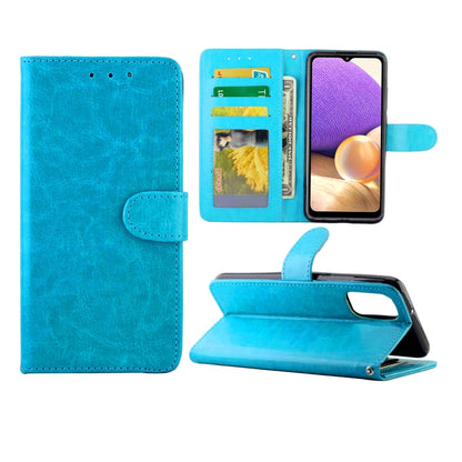 Crazy Horse Texture Leather Horizontal Flip Protective Case with Holder & Card Slots & Wallet & Photo Frame, For Samsung Galaxy A52 5G, For Samsung Galaxy A72 5G, For Samsung Galaxy A32 5G, For Samsung Galaxy A02S, For Samsung Galaxy A12 5G            ...