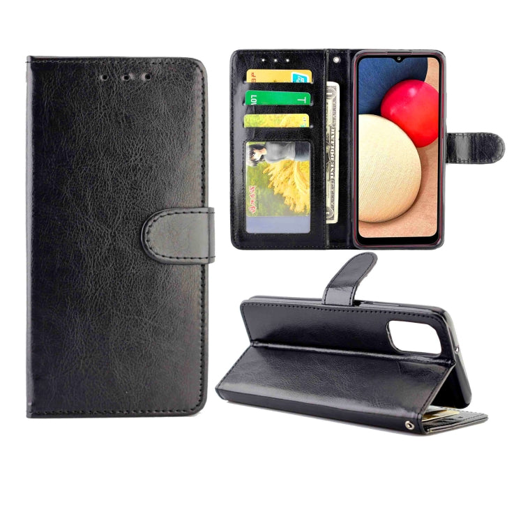 Crazy Horse Texture Leather Horizontal Flip Protective Case with Holder & Card Slots & Wallet & Photo Frame, For Samsung Galaxy A52 5G, For Samsung Galaxy A72 5G, For Samsung Galaxy A32 5G, For Samsung Galaxy A02S, For Samsung Galaxy A12 5G            ...