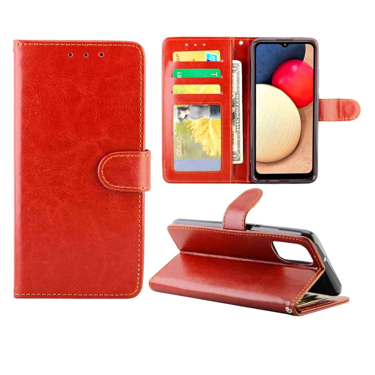 Crazy Horse Texture Leather Horizontal Flip Protective Case with Holder & Card Slots & Wallet & Photo Frame, For Samsung Galaxy A52 5G, For Samsung Galaxy A72 5G, For Samsung Galaxy A32 5G, For Samsung Galaxy A02S, For Samsung Galaxy A12 5G            ...
