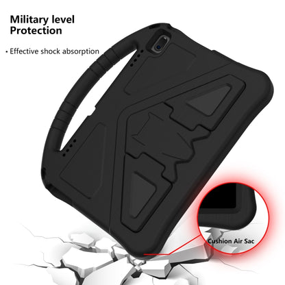 Black rugged tablet case with thick corner protection and cushioned air-sac detail