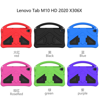 EVA Flat Anti Falling Protective Case Shell with Holder, For Lenovo Tab M10 HD 2020 X306X
