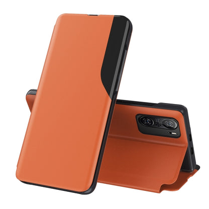 Attraction Flip Holder Leather Phone Case, For Xiaomi Redmi K40 / K40 Pro