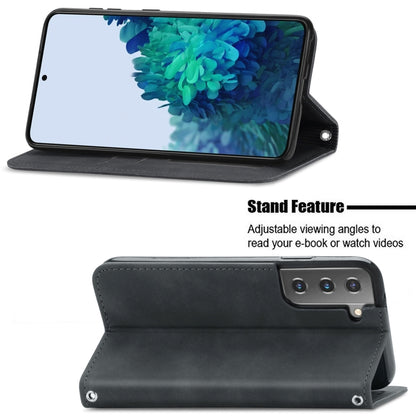 Retro Skin Feel Business Magnetic Horizontal Flip Leather Case with Holder & Card Slots & Wallet & Photo Frame, For Samsung Galaxy S21 Plus, For Samsung Galaxy S21, For Samsung Galaxy S21 Ultra, For Samsung Galaxy S20 Plus, For Samsung Galaxy S20 Ultra...