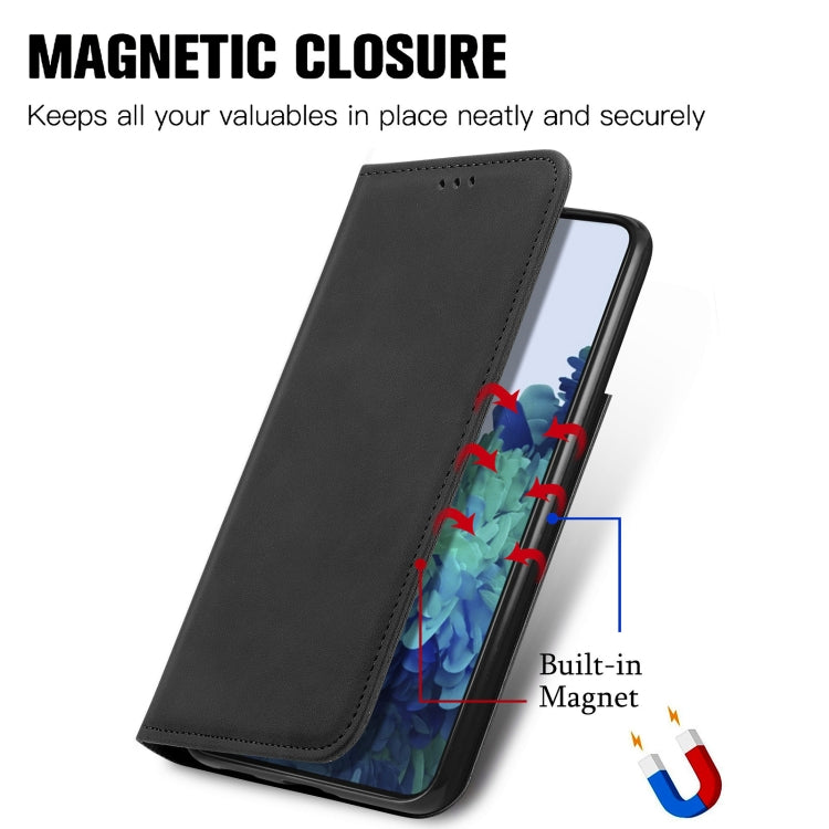 Retro Skin Feel Business Magnetic Horizontal Flip Leather Case with Holder & Card Slots & Wallet & Photo Frame, For Samsung Galaxy S21 Plus, For Samsung Galaxy S21, For Samsung Galaxy S21 Ultra, For Samsung Galaxy S20 Plus, For Samsung Galaxy S20 Ultra...