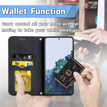 Retro Skin Feel Business Magnetic Horizontal Flip Leather Case with Holder & Card Slots & Wallet & Photo Frame, For Samsung Galaxy S21 Plus, For Samsung Galaxy S21, For Samsung Galaxy S21 Ultra, For Samsung Galaxy S20 Plus, For Samsung Galaxy S20 Ultra...