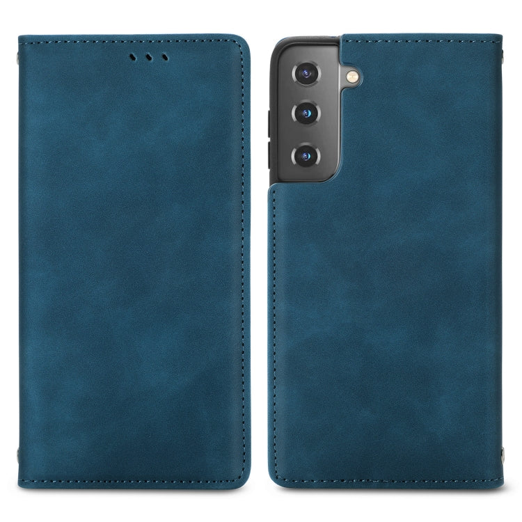 Retro Skin Feel Business Magnetic Horizontal Flip Leather Case with Holder & Card Slots & Wallet & Photo Frame, For Samsung Galaxy S21 Plus, For Samsung Galaxy S21, For Samsung Galaxy S21 Ultra, For Samsung Galaxy S20 Plus, For Samsung Galaxy S20 Ultra...