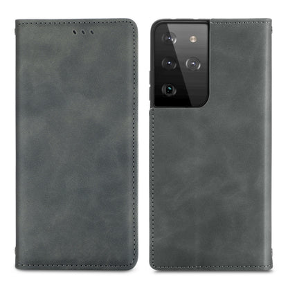 Retro Skin Feel Business Magnetic Horizontal Flip Leather Case with Holder & Card Slots & Wallet & Photo Frame, For Samsung Galaxy S21 Plus, For Samsung Galaxy S21, For Samsung Galaxy S21 Ultra, For Samsung Galaxy S20 Plus, For Samsung Galaxy S20 Ultra...