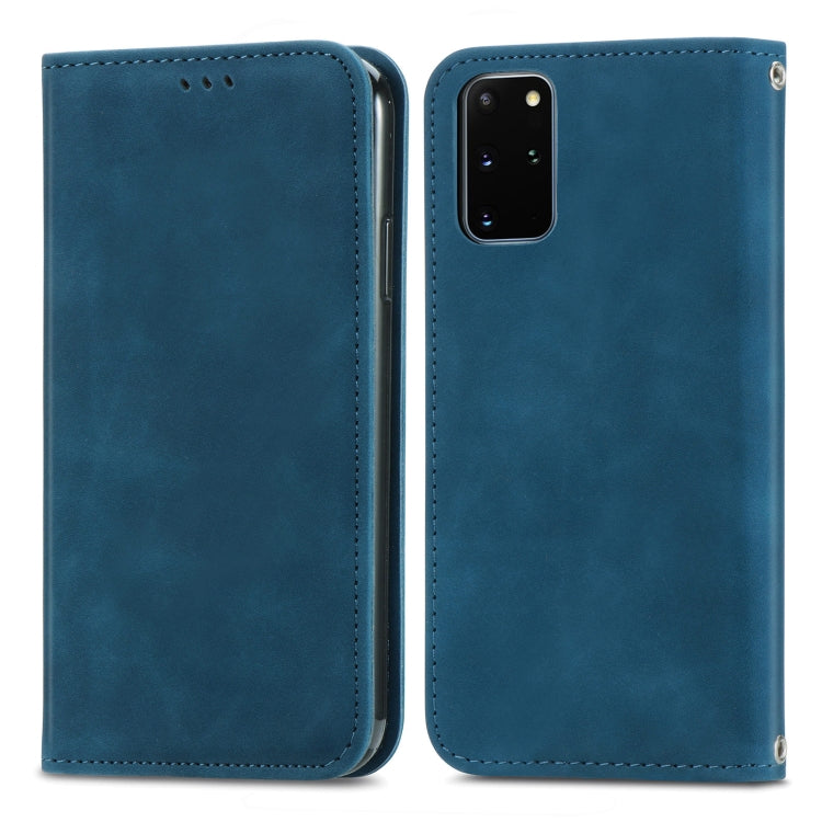 Retro Skin Feel Business Magnetic Horizontal Flip Leather Case with Holder & Card Slots & Wallet & Photo Frame, For Samsung Galaxy S21 Plus, For Samsung Galaxy S21, For Samsung Galaxy S21 Ultra, For Samsung Galaxy S20 Plus, For Samsung Galaxy S20 Ultra...