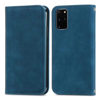 Retro Skin Feel Business Magnetic Horizontal Flip Leather Case with Holder & Card Slots & Wallet & Photo Frame, For Samsung Galaxy S21 Plus, For Samsung Galaxy S21, For Samsung Galaxy S21 Ultra, For Samsung Galaxy S20 Plus, For Samsung Galaxy S20 Ultra...