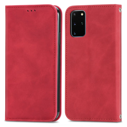Retro Skin Feel Business Magnetic Horizontal Flip Leather Case with Holder & Card Slots & Wallet & Photo Frame, For Samsung Galaxy S21 Plus, For Samsung Galaxy S21, For Samsung Galaxy S21 Ultra, For Samsung Galaxy S20 Plus, For Samsung Galaxy S20 Ultra...