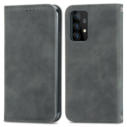 Retro Skin Feel Business Magnetic Horizontal Flip Leather Case with Holder & Card Slots & Wallet & Photo Frame, For Samsung Galaxy S21 Plus, For Samsung Galaxy S21, For Samsung Galaxy S21 Ultra, For Samsung Galaxy S20 Plus, For Samsung Galaxy S20 Ultra...