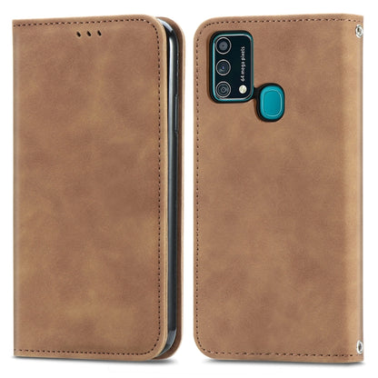 Retro Skin Feel Business Magnetic Horizontal Flip Leather Case with Holder & Card Slots & Wallet & Photo Frame, For Samsung Galaxy S21 Plus, For Samsung Galaxy S21, For Samsung Galaxy S21 Ultra, For Samsung Galaxy S20 Plus, For Samsung Galaxy S20 Ultra...