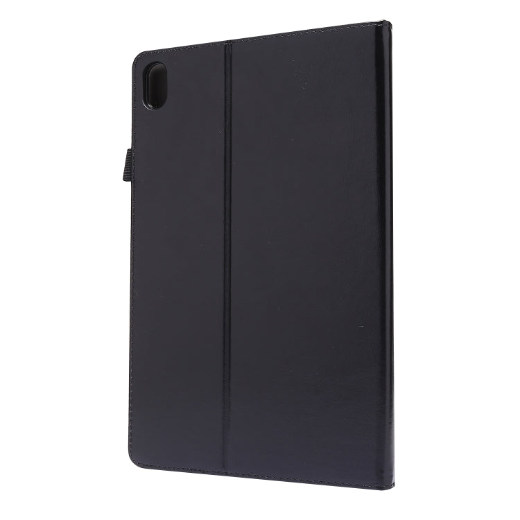PU Leather Two Fold Bracket Style Flat Anti Falling Cover Protective Shell  With Business Card Holder, For Lenovo Tab P11