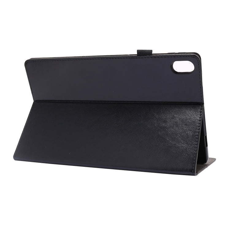 PU Leather Two Fold Bracket Style Flat Anti Falling Cover Protective Shell  With Business Card Holder, For Lenovo Tab P11