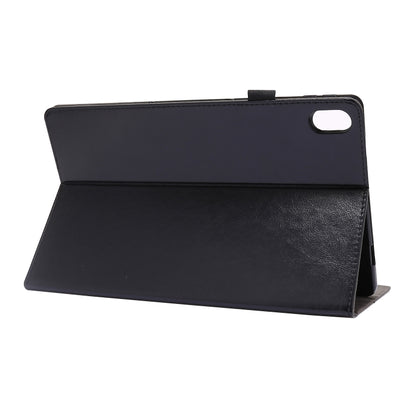 PU Leather Two Fold Bracket Style Flat Anti Falling Cover Protective Shell  With Business Card Holder, For Lenovo Tab P11