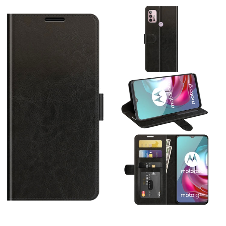 Black textured flip wallet phone case with card slots and holder for viewing support