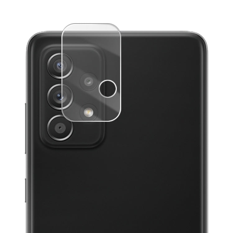 Tempered glass camera lens protector for rear phone cameras, clear film with cutouts