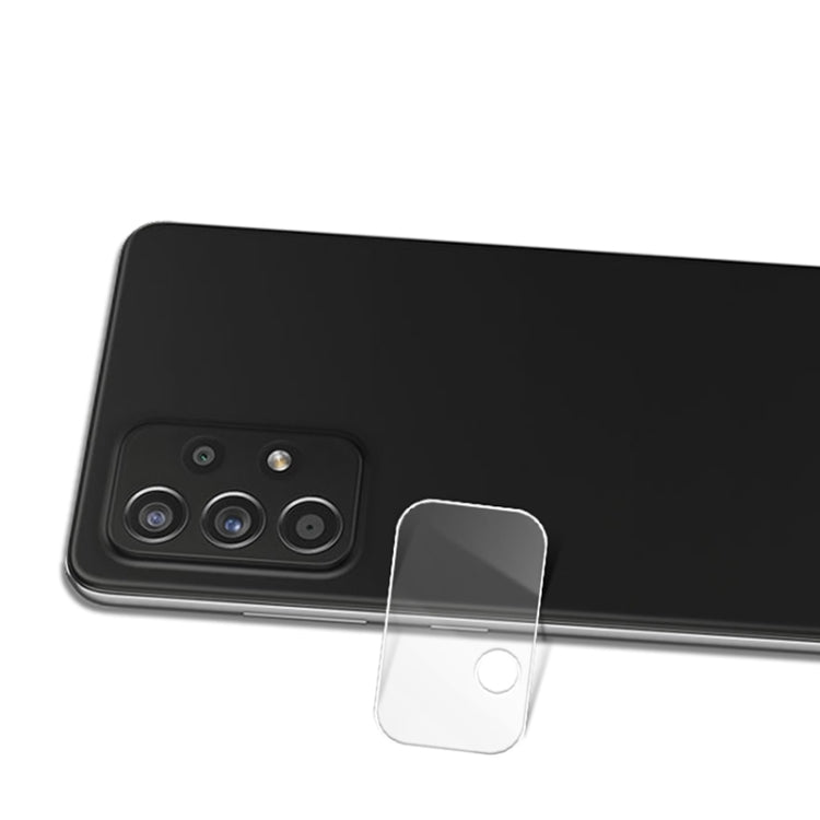 Clear tempered glass camera lens protector with rounded edges for rear lenses