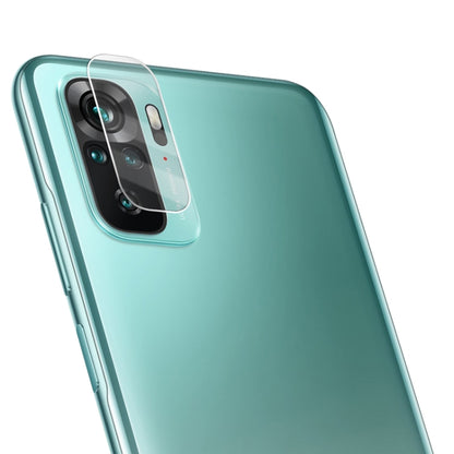 Transparent 2.5D tempered glass lens protector covering the rear camera module.
