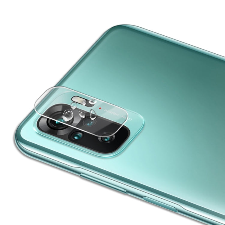 Transparent tempered glass rear camera lens film with rounded 2.5D edge design.