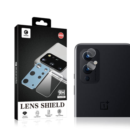 2PCS mocolo 0.15mm 9H 2.5D Round Edge Rear Camera Lens Tempered Glass Film, For OnePlus 9, For OnePlus 9 Pro