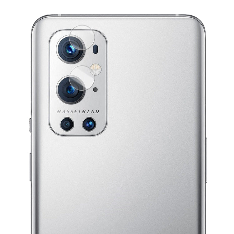 2PCS mocolo 0.15mm 9H 2.5D Round Edge Rear Camera Lens Tempered Glass Film, For OnePlus 9, For OnePlus 9 Pro