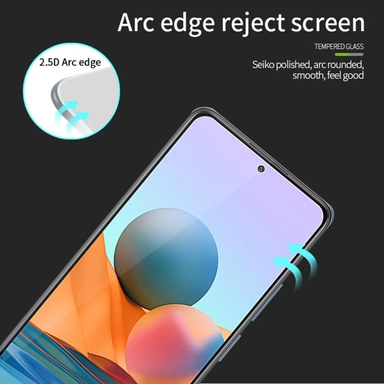 Tempered glass screen protector with 2.5D arc edge, designed for smooth fit